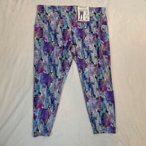 NEW RBX 3X Squat Proof Ankle Length Leggings with Side Pockets Fine Art Print